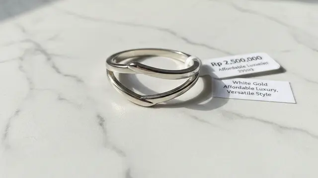 Model Cincin Nikah Belah Rotan (Foto: Gemini AI)