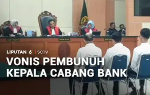 Vonis Pembunuh Kepala Cabang Bank