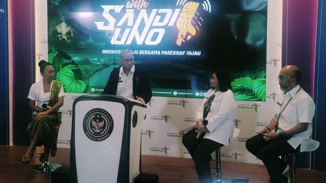 Menparekraf Sandiaga Uno dalam The Weekly Brief with Sandi Uno, Senin, 22 Januari 2024