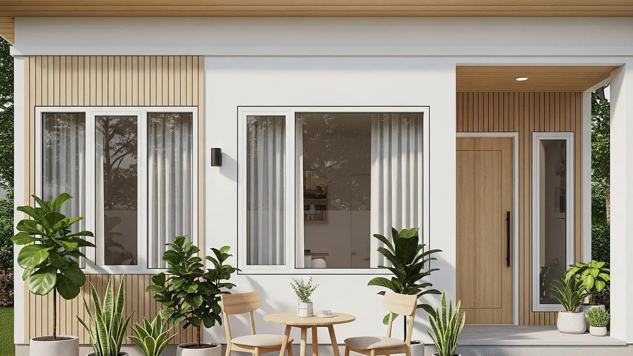 Model Rumah 1 Lantai Estetik Ala Kafe untuk Generasi Milenial