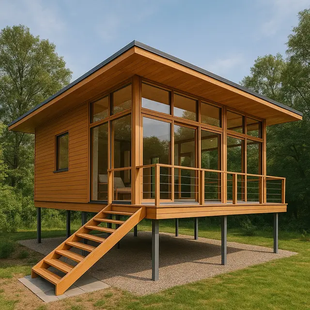 Model Rumah Anti Panas dan Hemat Listrik (Foto: ChatGPT)