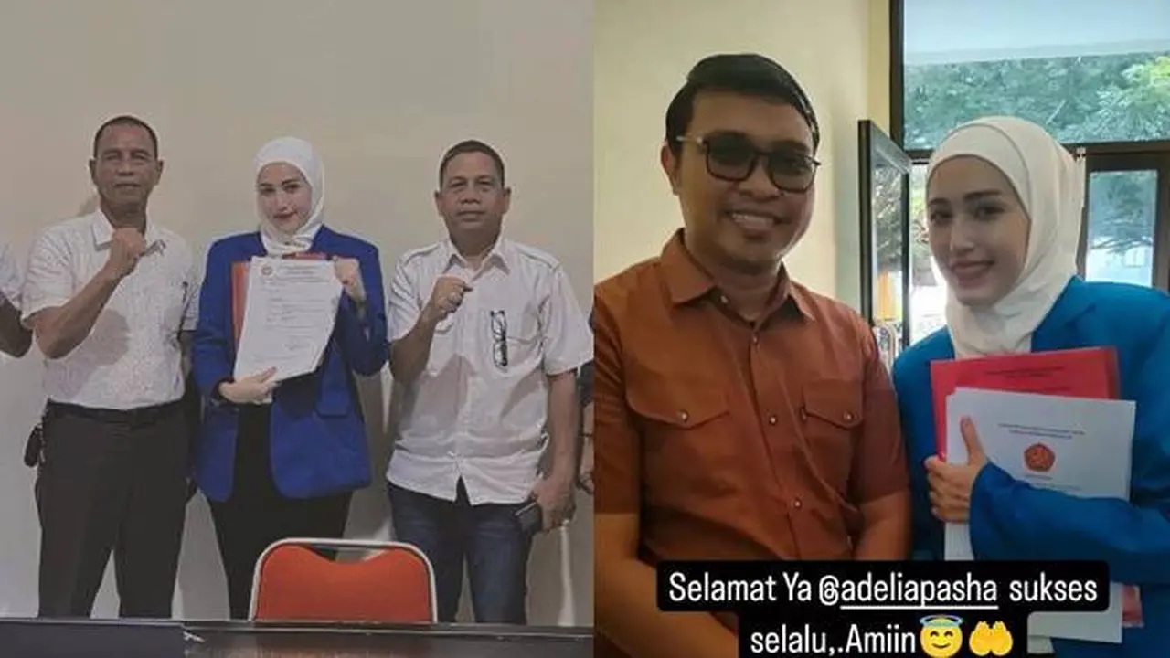 Tetap Prioritaskan Pendirikan, Ini 6 Momen Adelia Pasha Jalani Sidang Skripsi