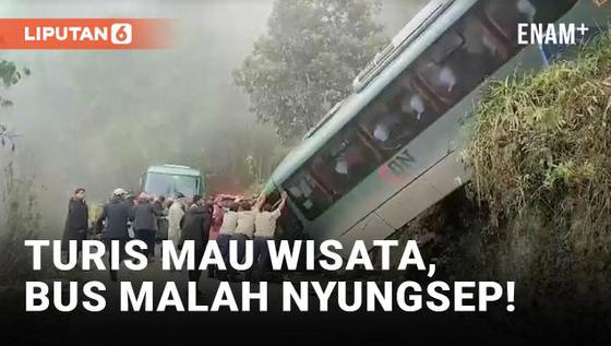 VIDEO: Bus Wisata Menuju Machu Picchu Kecelakaan, 9 Penumpang Terluka