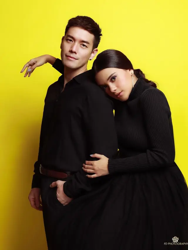 Bertema Couple In Black, Ini 7 Pemotretan Audi Marissa dan Anthony Xie