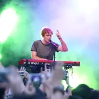 Penampilan Panama di konser musik We The Fest 2015 yang digelar di Parkir Timur Senayan, 9 Agustus 2015. (Galih W. Satria/Bintang.com)