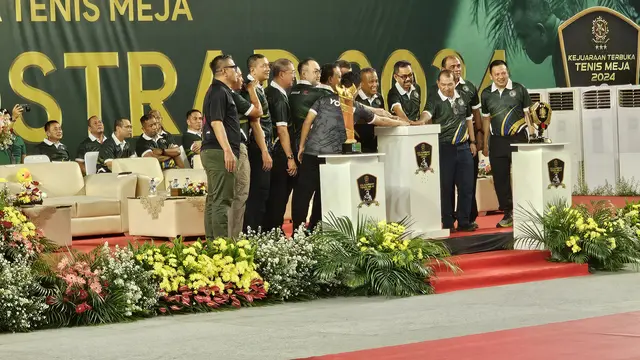 Pembukaan Kejuaraan Terbuka Tenis Meja Piala Pangkostrad Tahun 2024