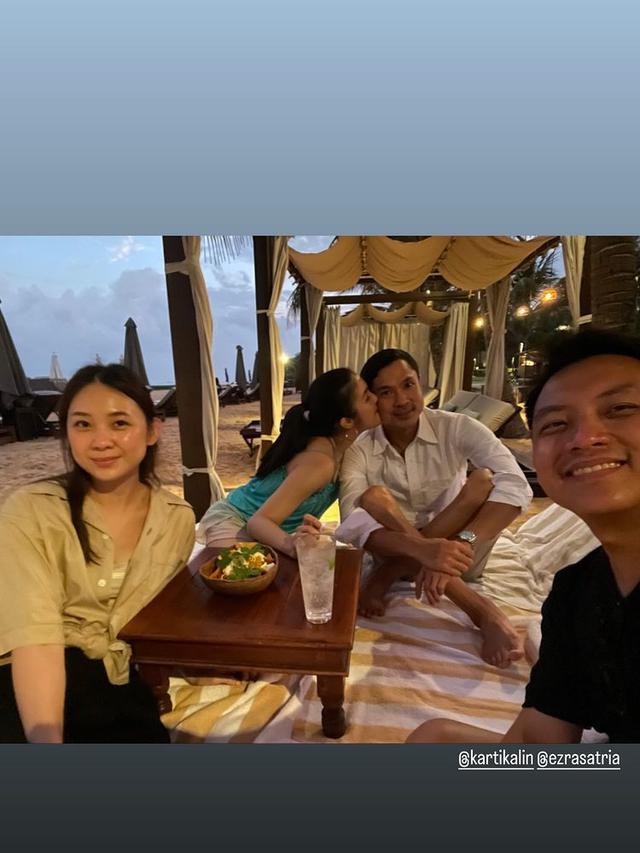 Tampil Harmonis, INi 7 Potret Sandra Dewi Liburan Bareng Suami dan Anak Ke Bali