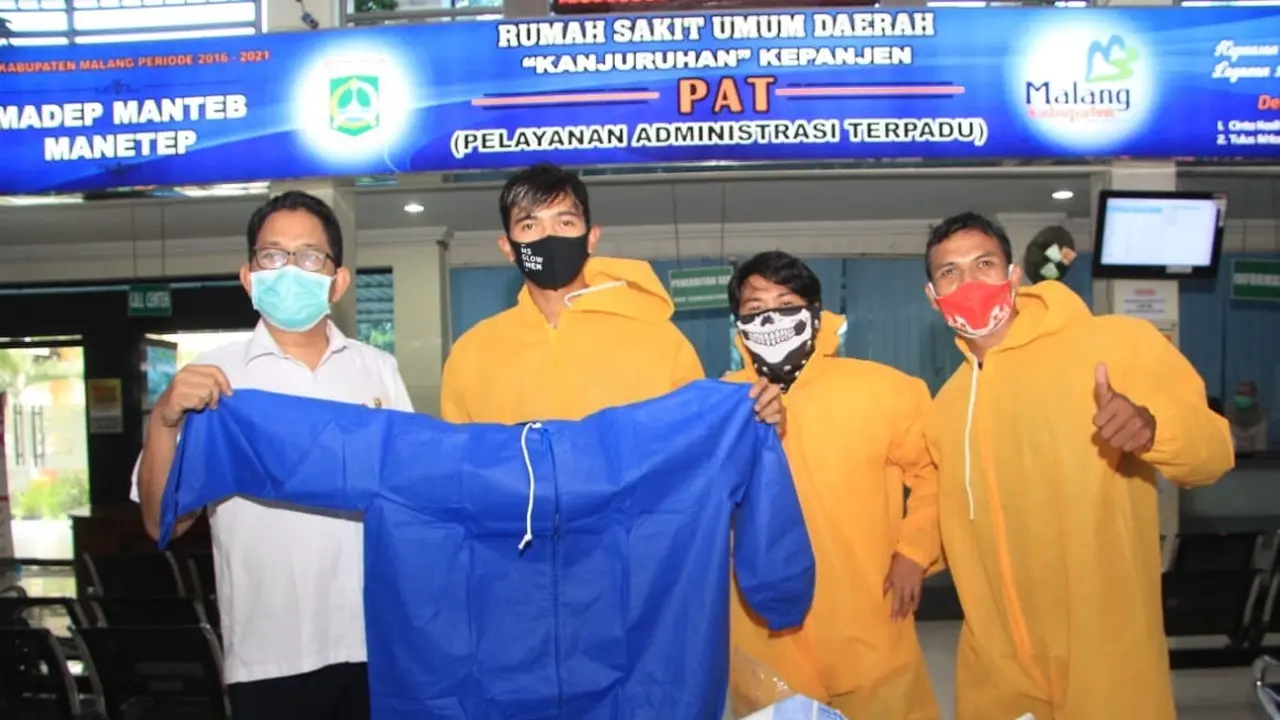 Komunitas Pesepak bola Malang Raya, Dokjreng FC, RSUD Kanjuruhan, COVID-19