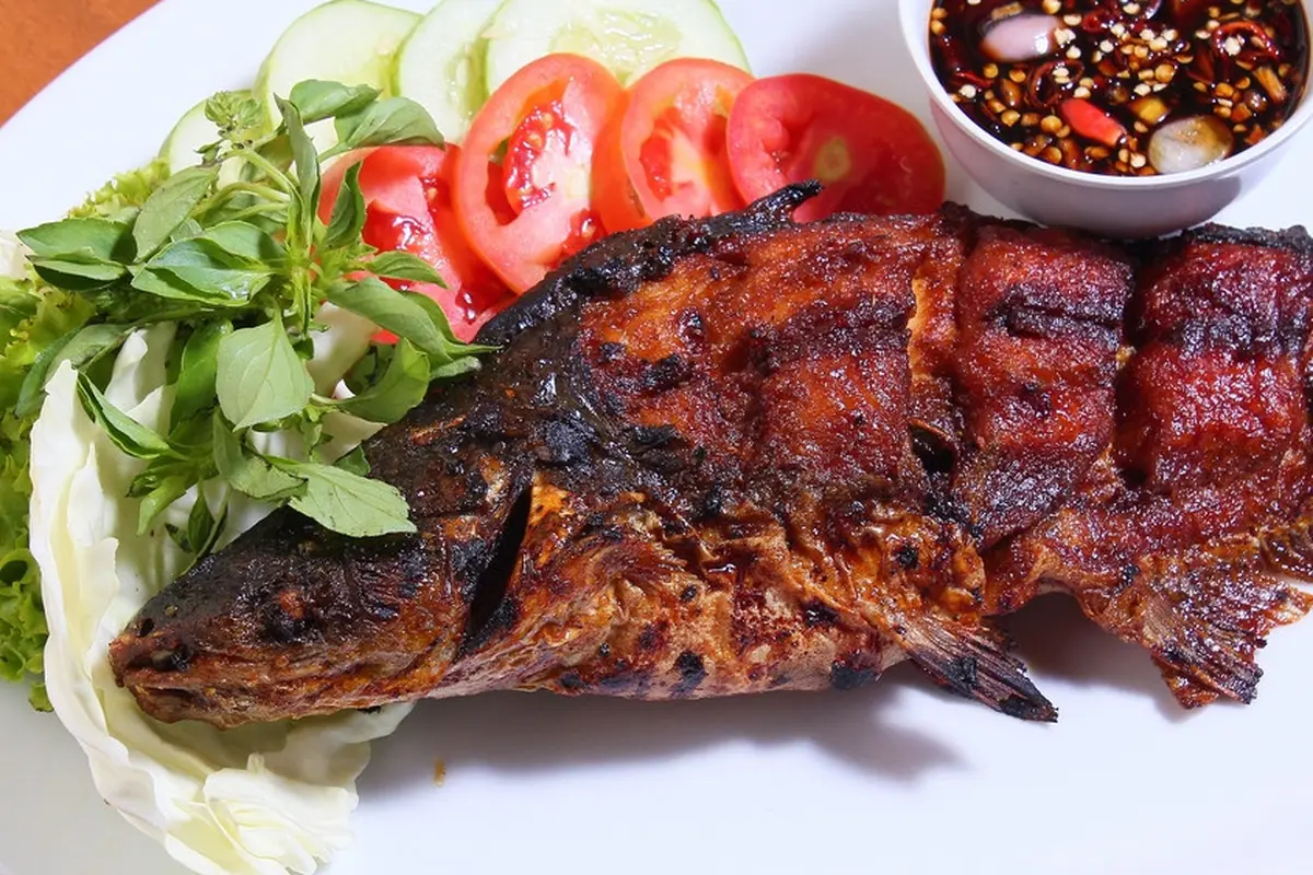 lele patin bakar panggang