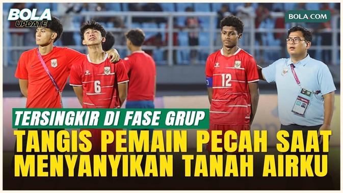 Air Mata Pemain Timnas Indonesia Tumpah saat Menyanyikan Tanah Airku