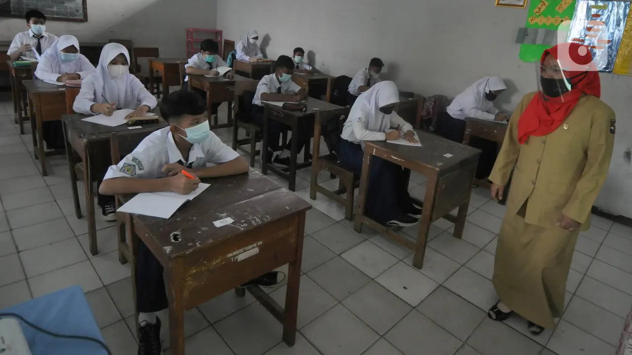 FOTO: Pemkot Bogor Uji Coba Pendidikan Tatap Muka di 37 Sekolah