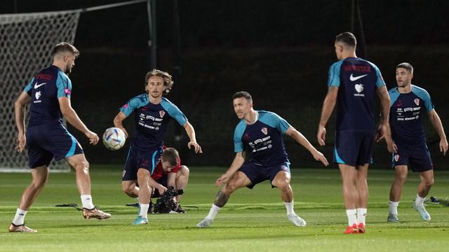 Latihan Kroasia Jelang Vs Brasil di Piala Dunia