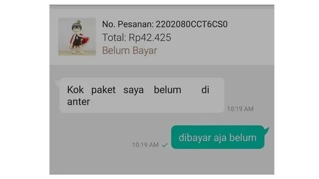 6 Chat Pembeli Belum Bayar Ini Bikin Tepuk Jidat, Penjual Harus Ekstra Sabar