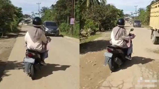Motor bodi mleyot (Instagram/@senja_subayang)