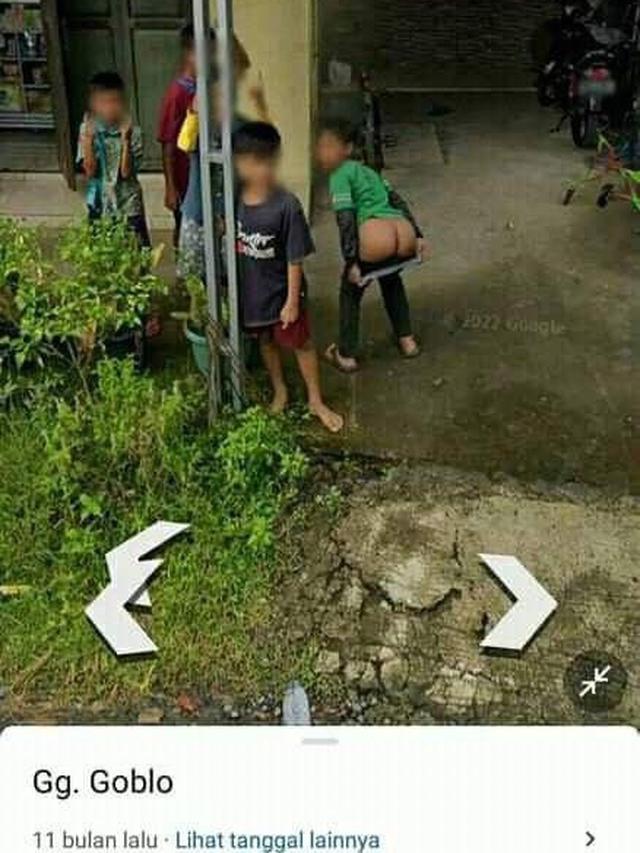 Momen lucu di Google Street View (Twitter/@localracun)