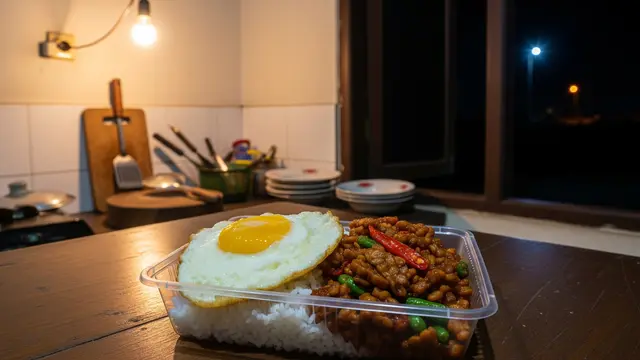 Ide Jualan Menu Sahur Modal Rp100 Ribuan Nasi Tempe Orek Telur Ceplok