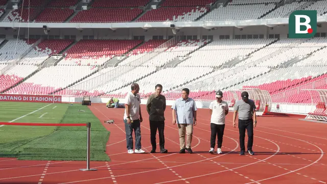 Foto: Jelang Laga Timnas Indonesia Vs Irak, Erick Thohir Inspeksi Kesiapan Stadion GBK
