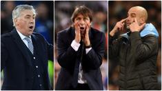 Pemain bintang sepak bola dunia kerap mencoba peruntungannya untuk melatih sebuah tim setelah pensiun. Beberapa mantan bintang sepak bola tersebut sukses menorehkan karier sebagai pelatih. Berikut 5 pelatih top Eropa yang merupakan mantan pemain bintang. (Kolase foto AFP)