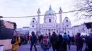 Di Wina, Austria, Pasar Natal biasanya diadakan di halaman kastil-kastil yang jumlahnya terhitung banyak. (Liputan6.com/Unoviana Kartika Setia)