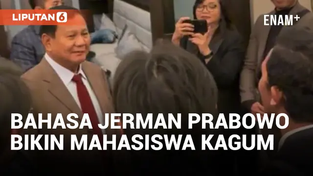 Mahasiswa Indonesia Kagumi Kemampuan Bahasa Jerman Prabowo Subianto