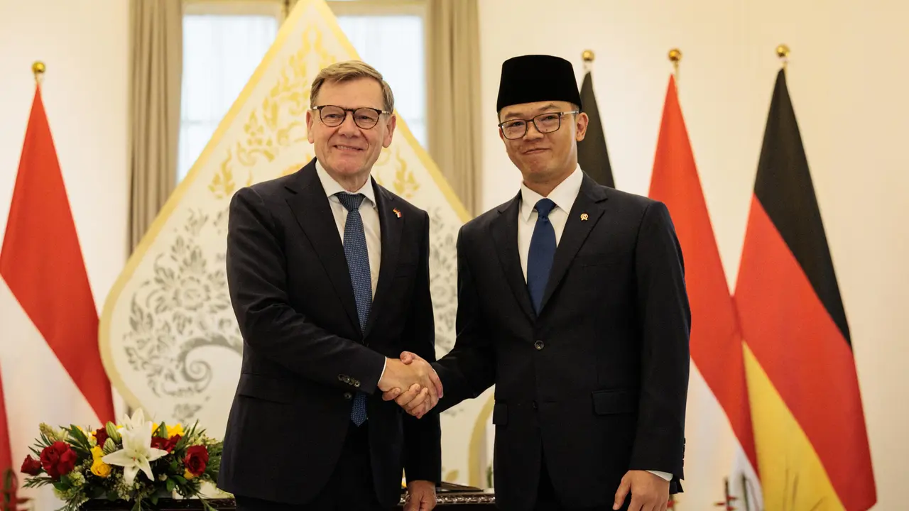 Menlu Sugiono Terima Kunjungan Resmi Menteri Luar Negeri Jerman Johann Wadephul