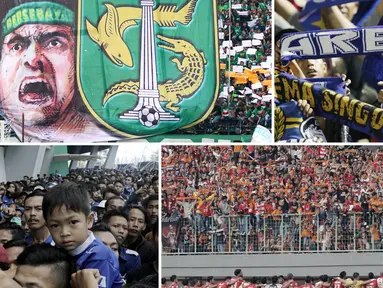 Sepak bola dan suporter merupakan satu kesatuan yang tak bisa dipisahkan. Tanpa dukungan dan kehadiran mereka tentu sepak bola akan terasa hambar. Berikut ini ulasan mengenai empat suporter fanatik dan terbesar di Indonesia.