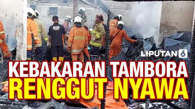 Musibah kebakaran terjadi di kawasan Tambora Jakarta Barat. Api hanguskan rumah berlantai dua, 5 orang penghuni rumah meninggal dunia.