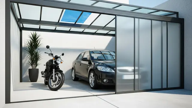 Desain Carport Rumah Minimalis untuk 1 Mobil 1 Motor di Lahan 3x5 Meter