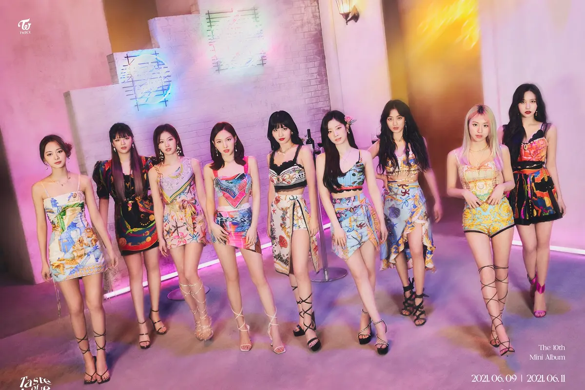 Twice. (JYP via Soompi)