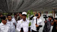Menteri Pertanian Amran Sulaiman dalam peluncuran Program BUN 500 di Kalteng. (Liputan6.com/Athika Rahma).