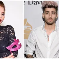 Ela Cherrybelle dan Zayn Malik (via twitter @FunLaelaChiBi, AFP/Bintang.com)