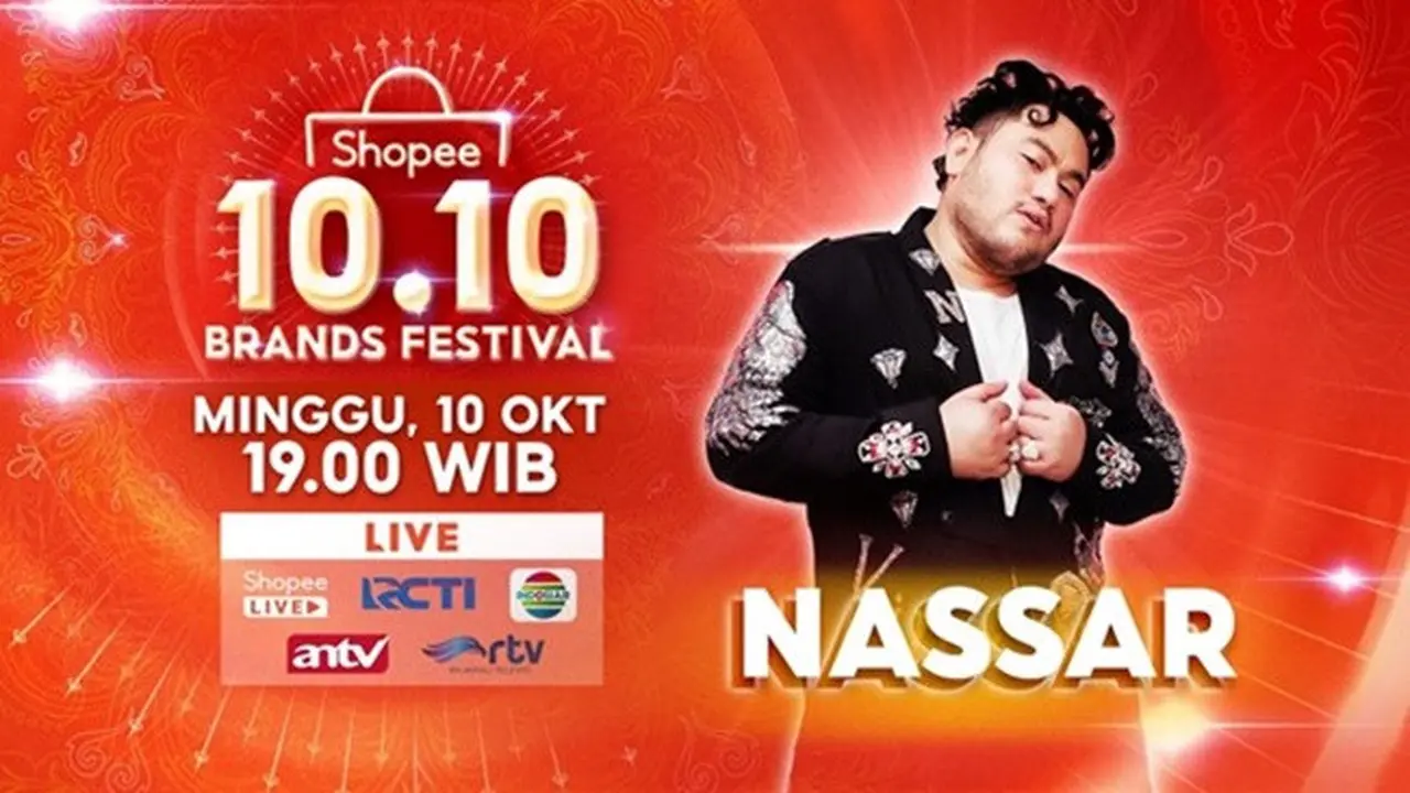 Oppa Nassar Siap Menggoyang Shopee 10.10 Brands Festival TV Show, Jangan Sampai Ketinggalan