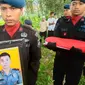 Pemakaman Muhamad Saepul Muhdori, anggota Satgas Tinombala IV di Pandeglang, Banten, Sabtu (14/12/2019). (Liputan6.com/ Yandhi Deslatama).