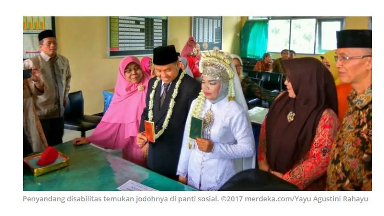 Reni, penyandang disabilitas tuna wicara menemukan jodoh saat berada di Panti Sosial Bina Rungu Wicara (PSBRW) Melati