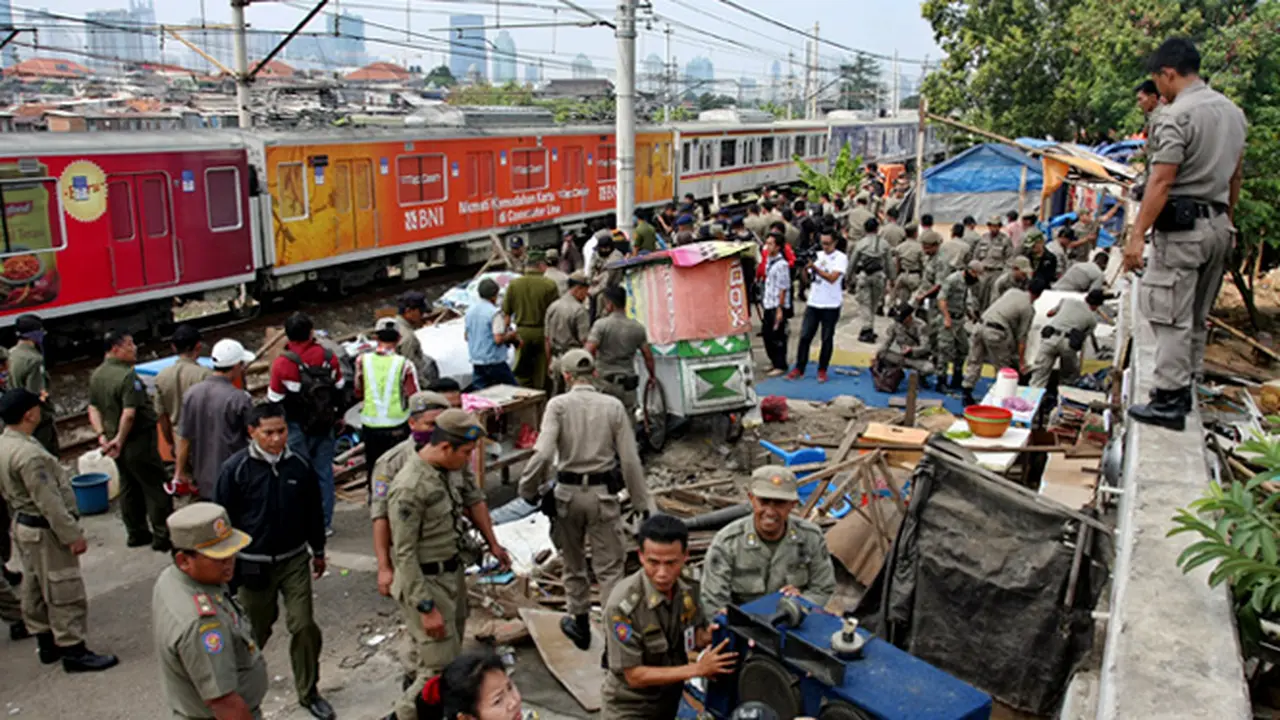 Pembongkaran Gubuk Liar