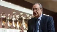 Presiden Real Madrid, Florentino Perez. (AFP/Javier Soriano)