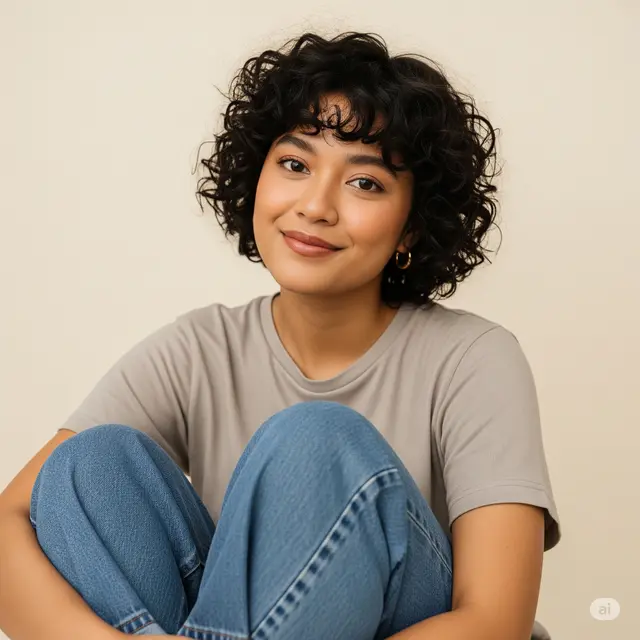 7 Inspirasi Rambut Pendek Keriting Anti Ribet, Cocok untuk Wanita Aktif!