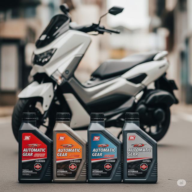 Ilustrasi oli untuk motor matic