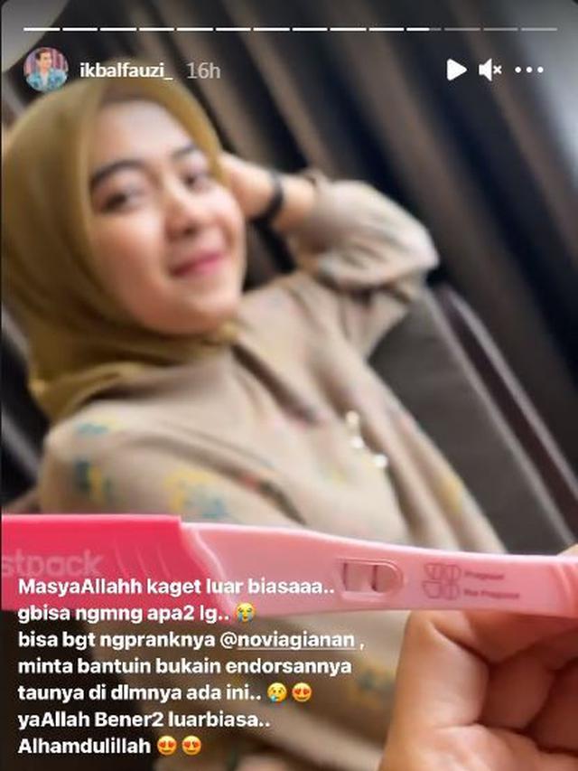 6 Potret Ikbal Fauzi dan Istri Usai Menikah, Umumkan Hamil Anak Pertama
