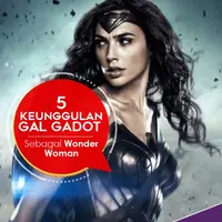 5 Keunggulan Gal Gadot Sebagai Wonder Woman. (Digital Imaging: Nurman Abdul Hakim/Bintang.com)
