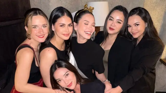 Kakak Alyssa Daguise saat bridal shower sang adik