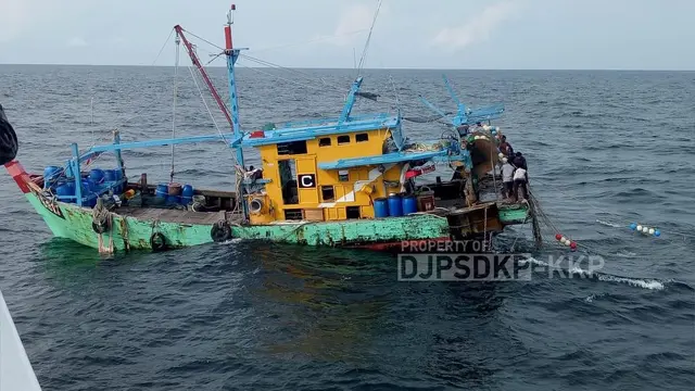 Kapal pencuri ikan. Dok Kementerian KKP