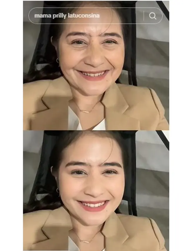 8 Artis Ikut Tren Filter Aged di TikTok, Indah Permatasari Disebut Mirip Ibunda