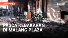 Pasca Kebakaran di Malang Plaza, Petugas Lakukan Pembasahan dan Pendinginan