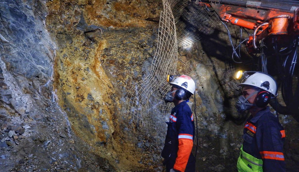 Dengan kapasitas yang ada saat ini, diprediksi sisa umur tambang Pongkor bisa sampai 2031. (Daeng Mansur/AFP)