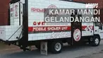 Seorang pria membeli truk dan mengubahnya menjadi toilet khusus gelandangan