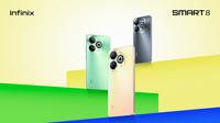 Infinix Smart 8, smartphone Rp 1 jutaan Infinix yang punya fitur Magic Ring mirip dengan Dynamic Island kepunyaan iPhone (Foto: Infinix)