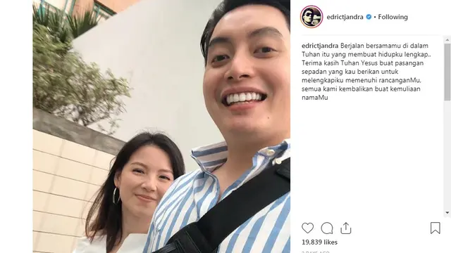 Edric Tjandra (Foto: Instagram)