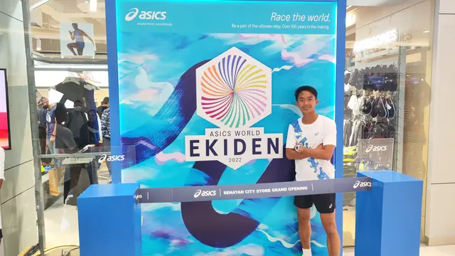 Robby Sianturi Ikut lari estafet World Ekiden 2022