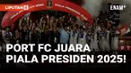 Klub asal Thailand ini menjadi tim luar negeri pertama yang menjuarai Piala Presiden 2025. Bertanding di Stadion Si Jalak Harupat, Port FC mengalahkan Oxford United 2-1 dalam laga penuh drama.
